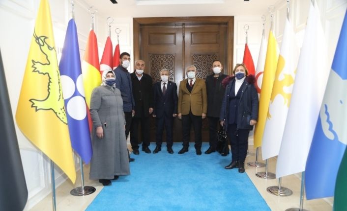 Türkmen dostu Başkan Güder’e teşekkür ziyareti