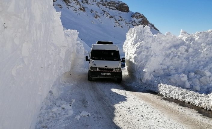 Van-Bahçesaray yolu kontrollü ulaşıma açıldı