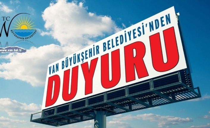 Van Büyükşehir Belediyesi 112 memur alacak