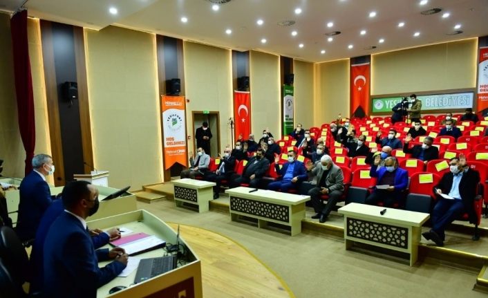 Yeşilyurt Belediye Meclisi Ocak ayı çalışmalarını tamamladı