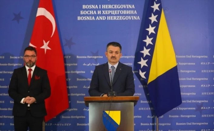 Bakan Pakdemirli: Serbest Ticaret Anlaşması Türkiye ile Bosna Hersek arasındaki ilişkileri geliştirecektir
