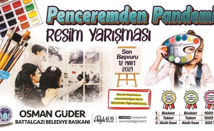 Battalgazi Belediyesi’nden ödüllü resim yarışması