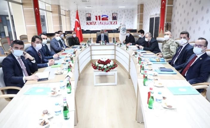 Erzincan’da İl Güvenlik ve Asayiş Koordinasyon ile Kaymakamlar toplantısı yapıldı