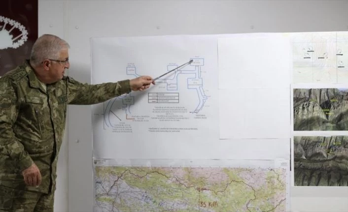Genelkurmay Başkanı Orgeneral Güler: Harekat ile teröristlere ait karargah ve mağaraların imhası planlanmıştır
