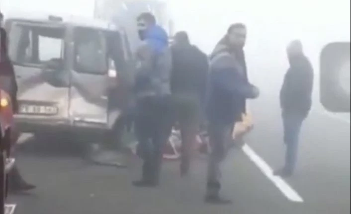 Iğdır’da sis zincirleme kazaya neden oldu: 4 yaralı