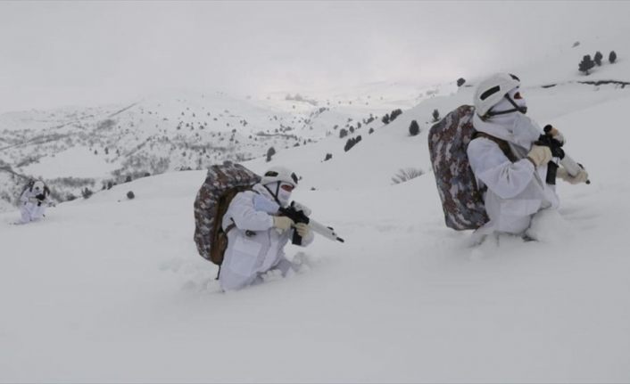 Mehmetçik Tunceli dağlarında 1,5 metreyi bulan karda teröristlerin izini sürüyor