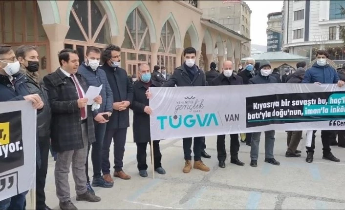 TÜGVA Van İl Temsilciliğinden Boğaziçi tepkisi