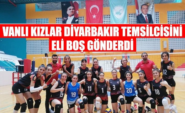 Vanlı kızlar Diyarbakır temsilcisini eli boş gönderdi