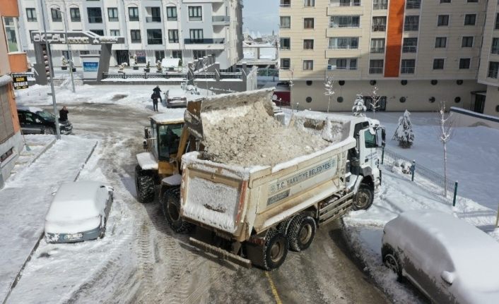 Yakutiye Belediyesi’nden 7/24 kar alarmı