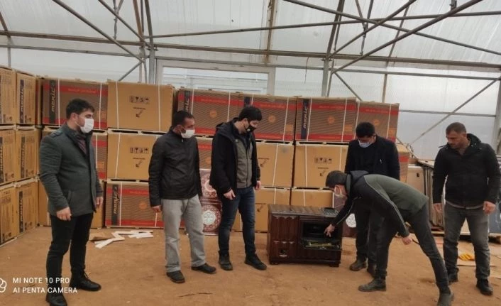 Bingöl’de 93 köyde hibeli soba dağıtıldı