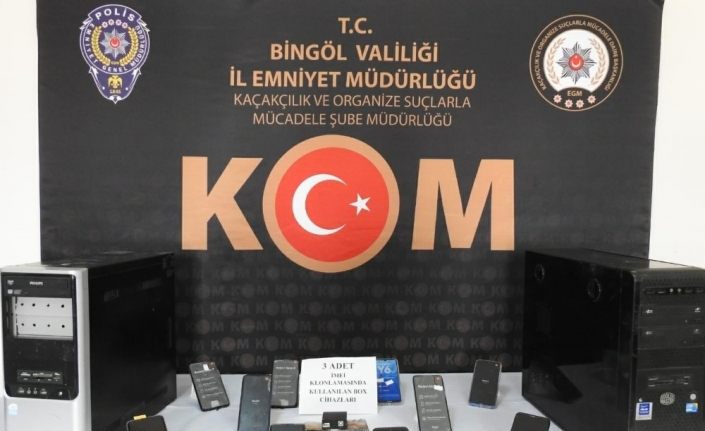 Bingöl’de kaçakçılıkla mücadele,  86 adet telefon ele geçirildi