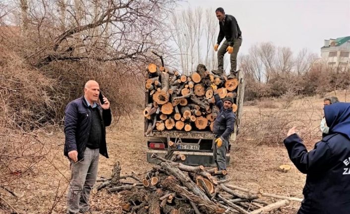 Edremit Belediyesinden izinsiz ağaç kesenlere ceza