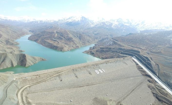 Elazığ Kanatlı Barajı’nda su seviyesi bin 286 kotuna yükseldi