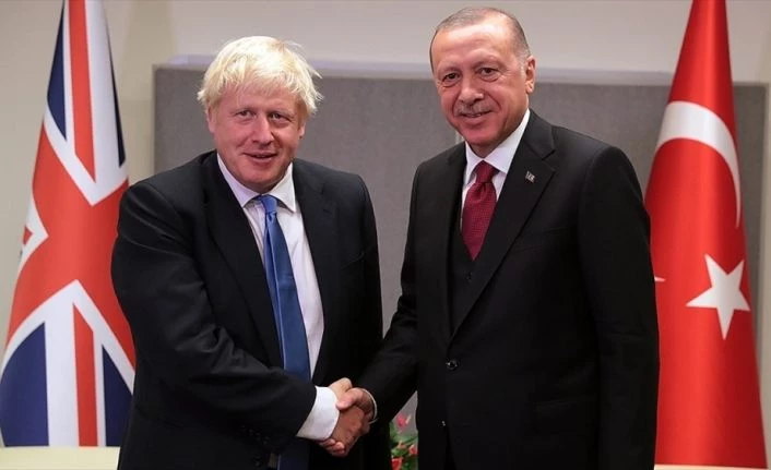 Erdoğan ve Johnson Türkiye-İngiltere ilişkilerini geliştirecek adımları görüştü