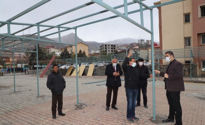 Hakkari’de "Halk Pazarı" çalışmaları sürüyor