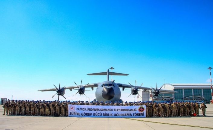 Kahraman komandolar dualarla Ağrı’dan Suriye’ye uğurlandı