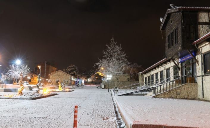 Karla kaplanan  Harput’ta görsel şölen