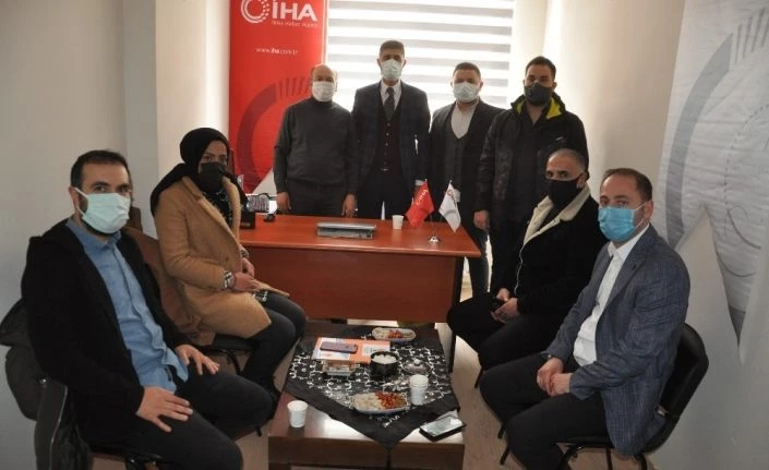 Kars AK Parti’den İHA’ya ziyaret