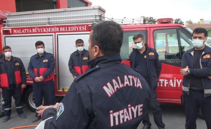 Malatya Büyükşehir itfaiyesi, Gölbaşı itfaiye ekiplerine eğitim verdi