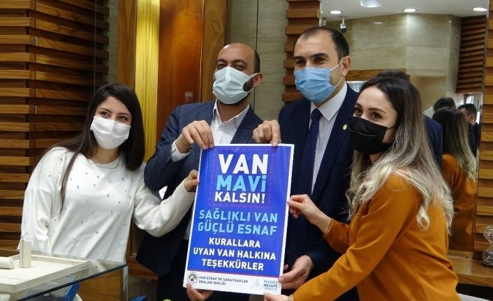 Van’da pandemiye karşı ’mavi’ seferberliği