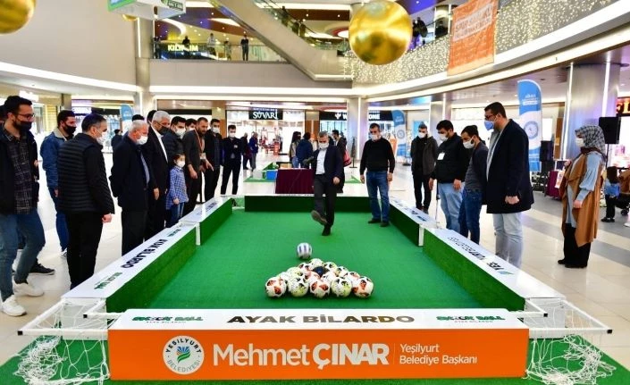 Yeşilyurt’ta ayak bilardosu etkinliği