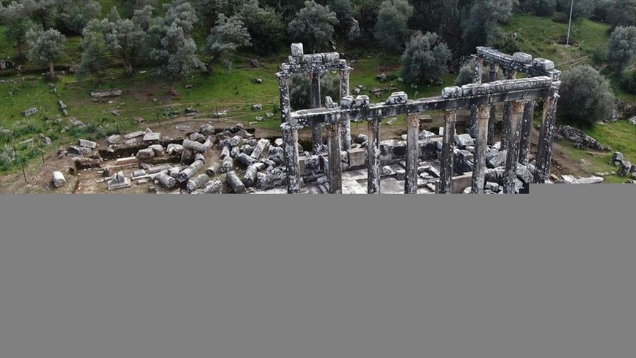 Zeus Tapınağı yapılan çalışmalarla eski ihtişamına kavuşturulacak