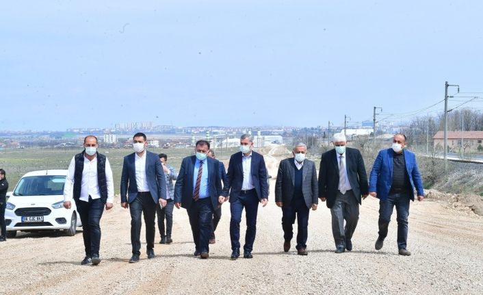 Başkan Çınar, alternatif yol güzergâhını inceledi