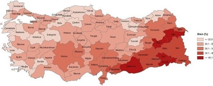 Doğu Anadolu Bölgesinde çocuk nüfusu dikkat çekiyor