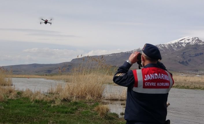 Drone’li denetimlerin ilk gününde 3 ton inci kefali kurtarıldı