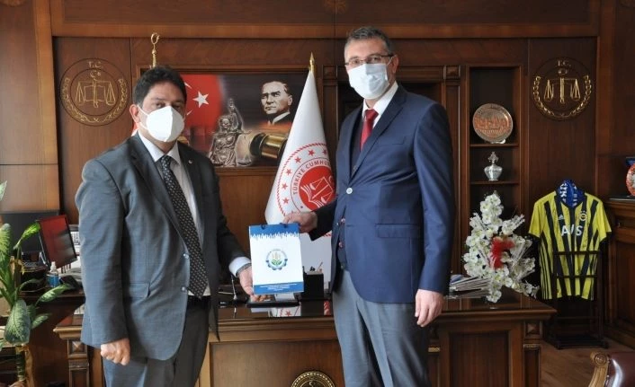 Erzurum Ticaret Borsası, hükümlü yakınlarına ihtiyaç çeki yardımında bulundu