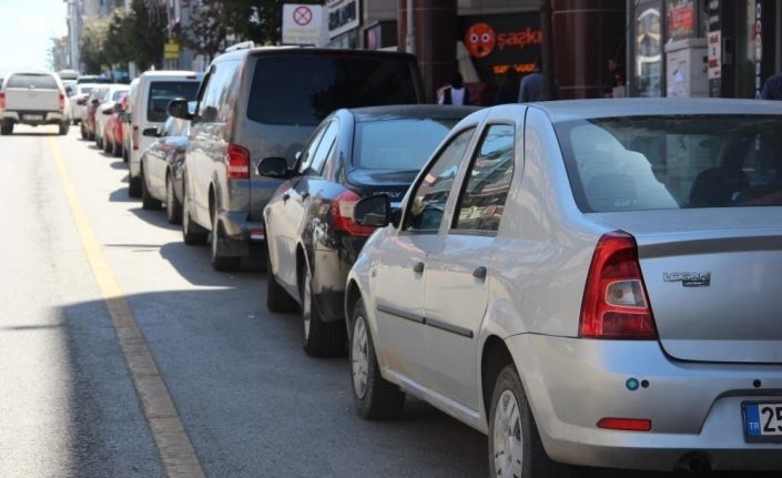 Erzurum’da araç sayısı 122 bin 326’ya ulaştı