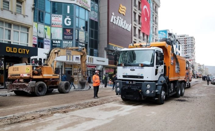 Hacıbekir Caddesi’nin son etabında çalışmalar başlatıldı