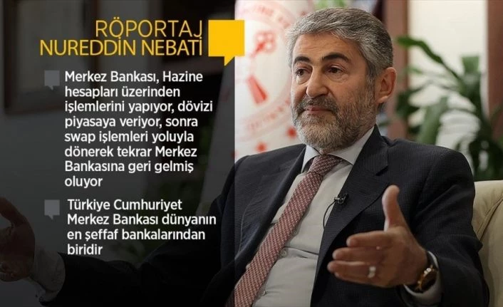 Hazine ve Maliye Bakan Yardımcısı Nebati, Merkez Bankasına yönelik rezerv tartışmalarını değerlendirdi