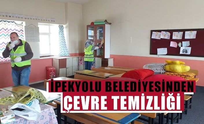 İpekyolu Belediyesinden çevre temizliği