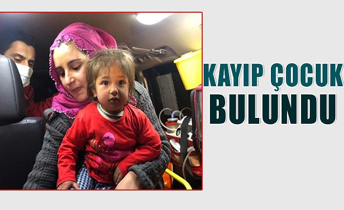 Van'da kayıp çocuk bulundu