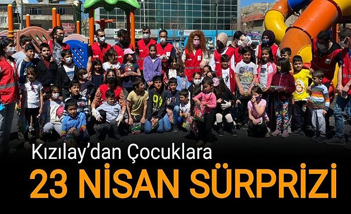 Kızılay'dan çocuklara 23 Nisan Sürprizi