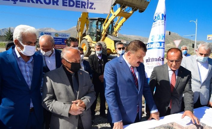 Malatya’da Bağtepe Grubu içme suyuna neşter