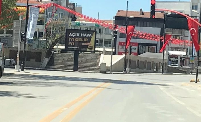 Malatya’da sokağa çıkma kısıtlamasına uyuluyor