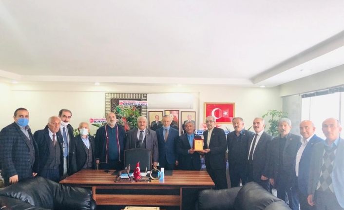 Muhtar Derneklerinden Gönültaş’a hayırlı olsun ziyareti