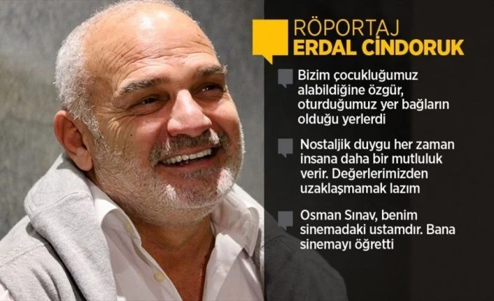 Oyuncu Erdal Cindoruk: Envai çeşit rolü denemek, oynamak, başarmak gibi bir derdimiz var