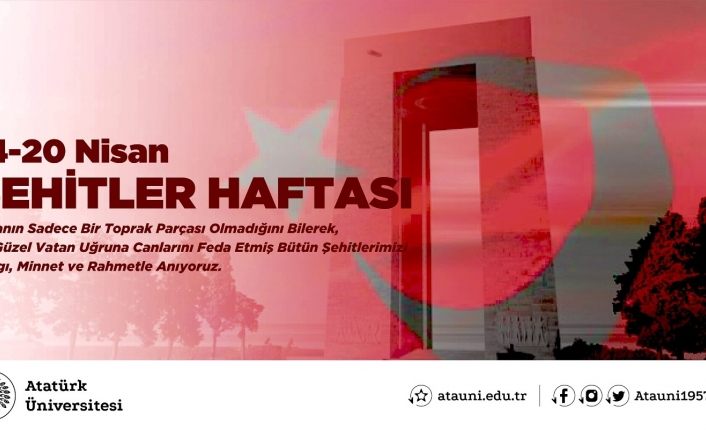 Rektör Çomaklı’dan Şehitler Haftası mesajı