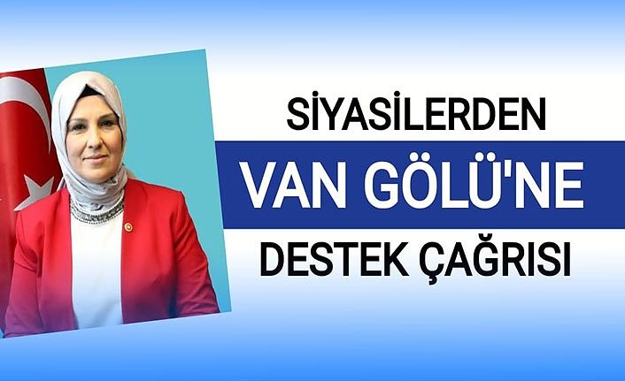 Siyasilerden Van Gölü’ne destek çağrısı