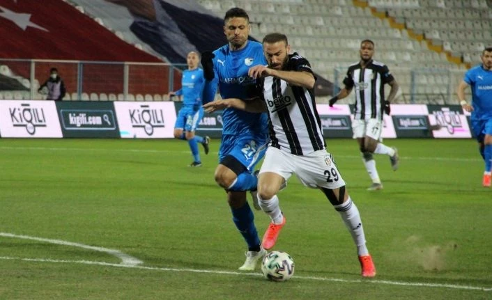 Süper Lig: BB Erzurumspor: 2 - Beşiktaş: 2 (İlk yarı)