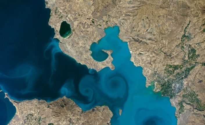Van Gölü’nün uzaydan çekilen görseli finalde