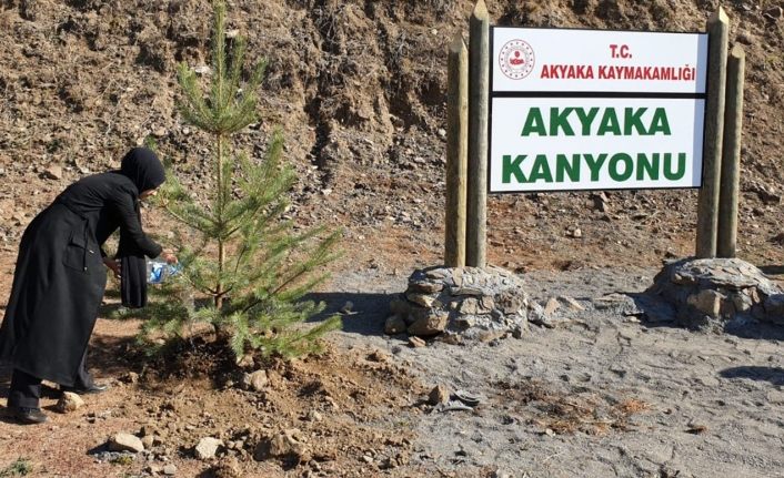 Akyaka Kanyonu kadın eli değdi