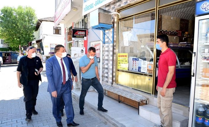 Başkan Gürkan, esnaf ve vatandaşları ziyaret etti