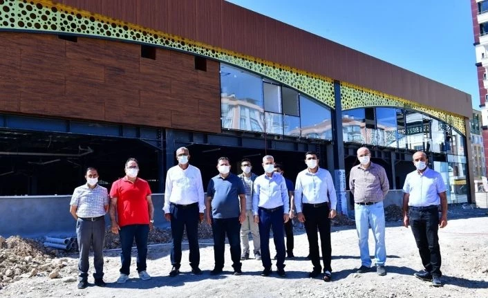 Çilesiz semt pazarı ve yaşam merkezinde çalışmalar yoğunlaştı
