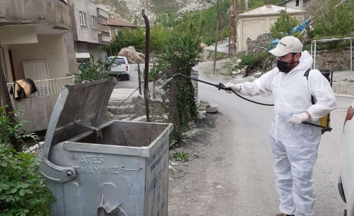 Hakkari Belediyesinden ilaçlama çalışması