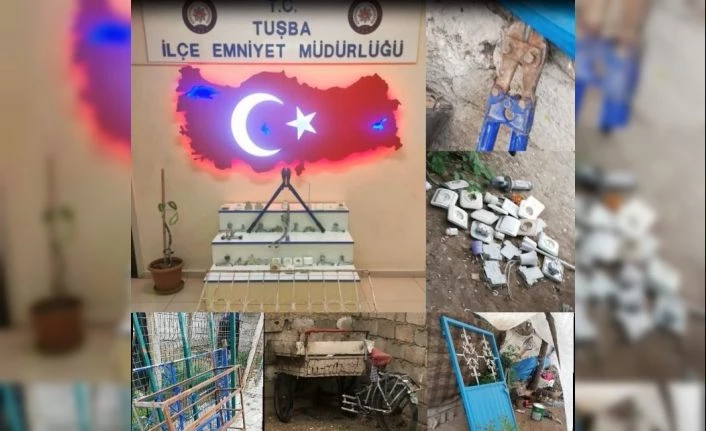 Van'da hırsızlık şüphelisi 2 kişi tutuklandı