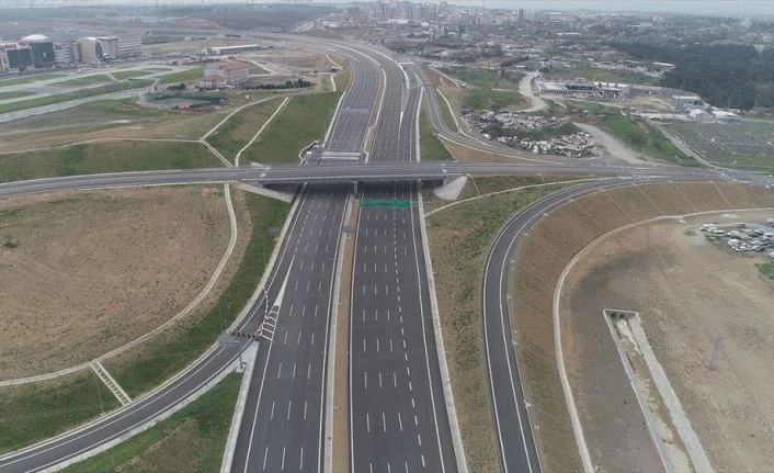 Kuzey Marmara Otoyolu Habipler-Hasdal kavşakları kesimi 22 Mayıs